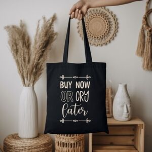 Custom Black Tote Buy Now Or Cry Later